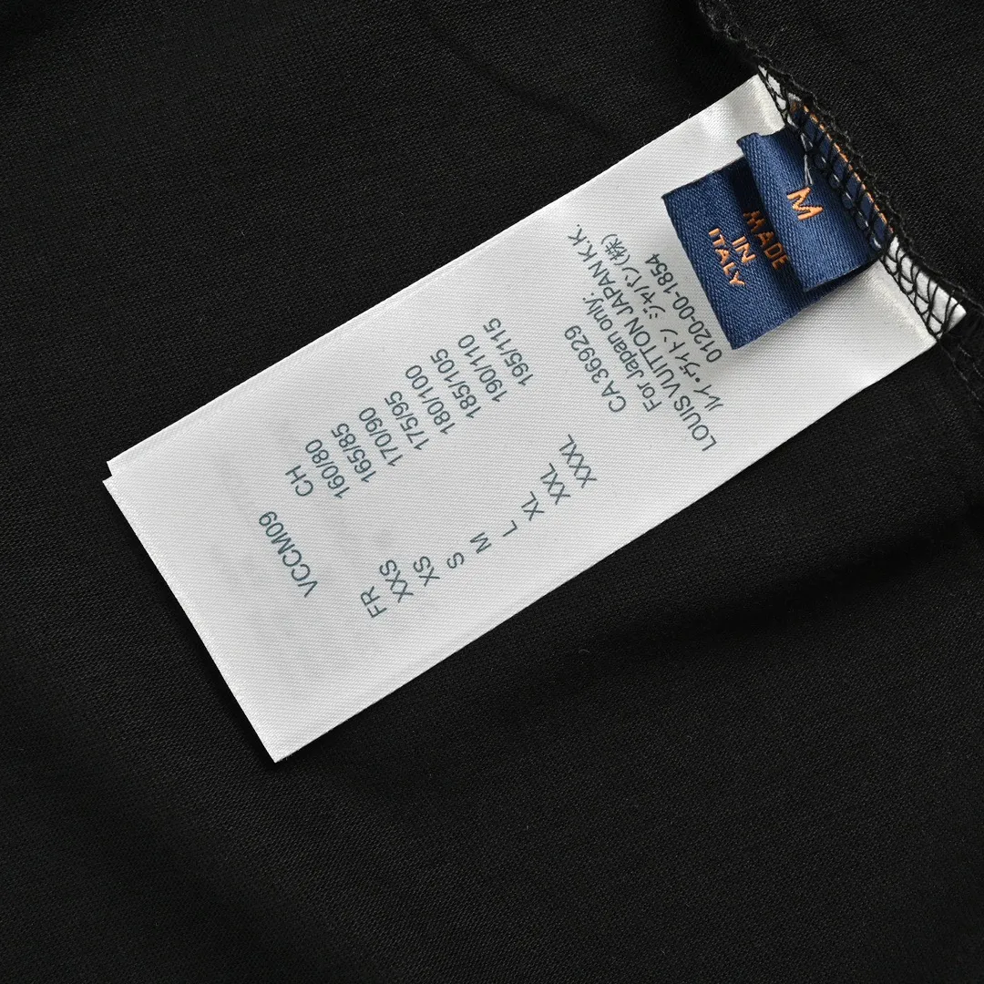 Louis Vuitton/Louis Vuitton 24ss embroidered three-letter short sleeves